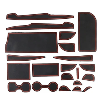 

Car Plastic Red Anti-Slip Door Slot Pad Coaster for 18-19 Models Toyota Camry