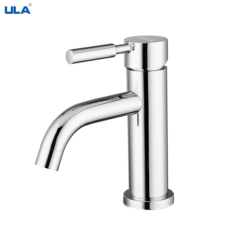 

ULA хромированный кран Ванная комната умывальник раковина кран смеситель горячей и холодной воды краны Для ванной комнаты Водопад кран для раковины