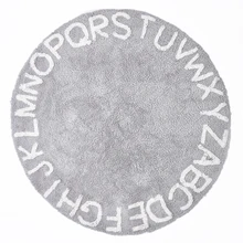 Инс нордический 26-letter круглый детская комната мягкий коврик детский игровой коврик палатка коврик ковер