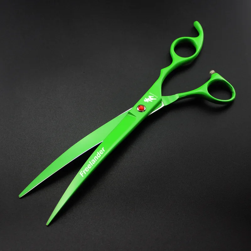 8 дюймов зеленые ножницы для ухода за домашними животными наборы домашних