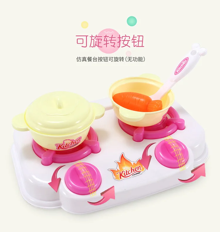 Детская кухонная игрушка, игровой домик с экстрактором воды, обеденный стол, кухонные принадлежности, детская игрушка для приготовления пищи