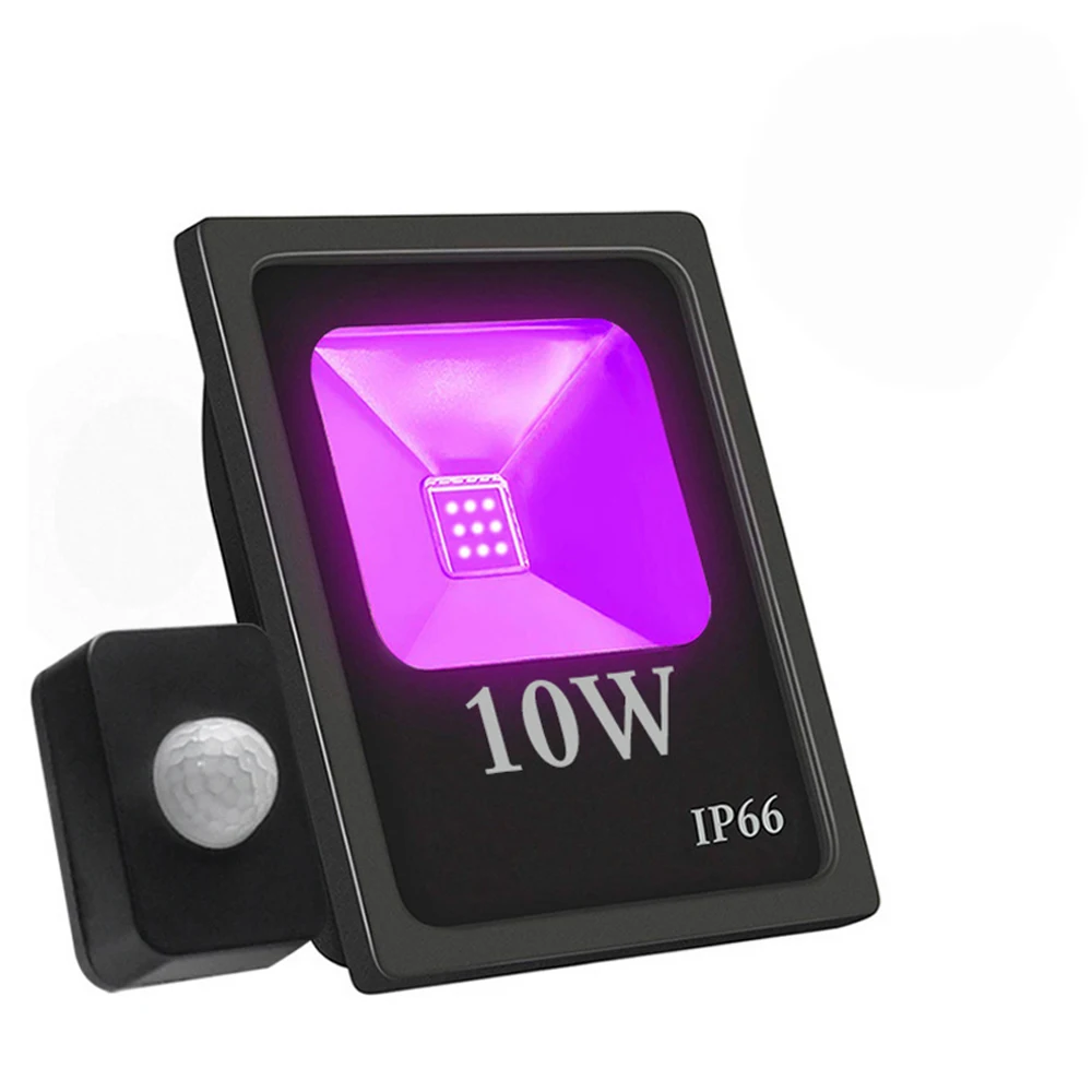 10W induction 10 Вт 20 Вт 30 Вт 50 Вт 100 Вт индукционный Светодиодный УФ-прожектор светильник AC85-265V IP66 водонепроницаемый COB сценический Точечный светильник УФ-черный светильник вечерние светильник ing - Испускаемый цвет: 10W induction