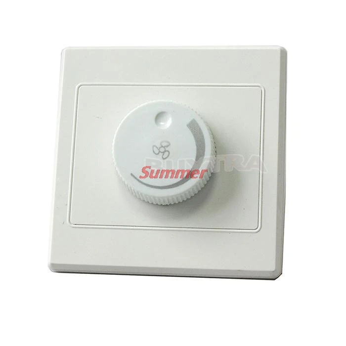 Interruptor de Controle de Velocidade de Ventilador de Teto de Ajuste de Moda de Casa Interruptor de Dimmer de Botão de Parede Moda Casa Inteligente 10a de 220v 1 Interruptor de controle de velocidade, interruptor inteligente