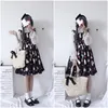 Kawaii Lolita Dress Women Sling Dresses Bunny Printed A-Line Midi Dress Sweet ► Photo 2/6