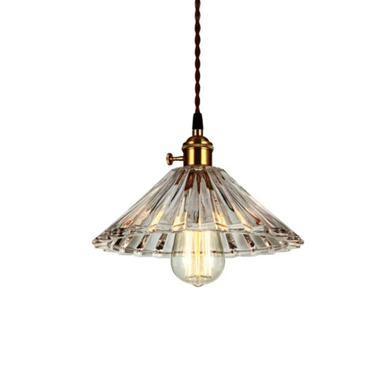 

Nordic Metal Glass LED Chandelier Lamps Bar Restaurant Living Room Lamp Retro Lamp Indoor Lamps
