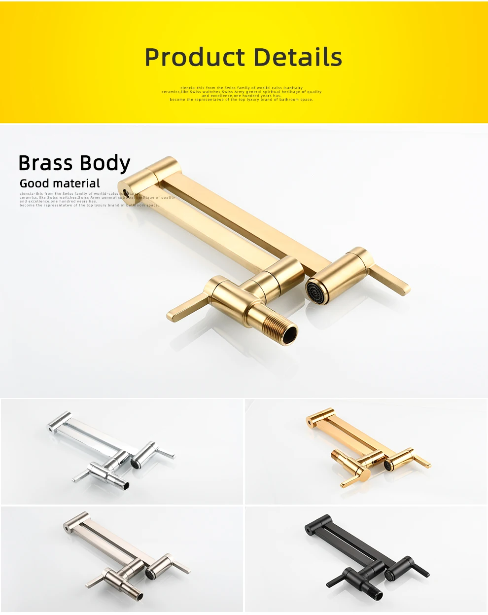 Enchimento de Panela, 360 Rotativa, Dobrável, Alongada