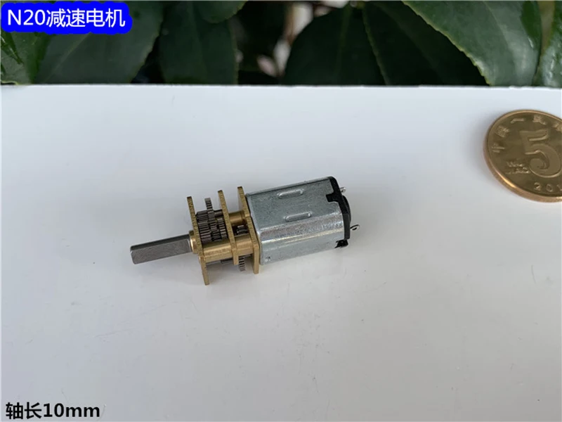 Mini N20 Full Metal Gearbox Motoriduttore Dc 3V-6V 60Rpm Slow Speed D-Shaft Robot Fai Da Te Smart Car Lock