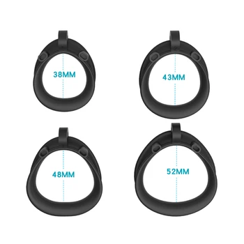 CHASTE BIRD 2021 Python V6 3D Mamba Cage Male Chastity Device Python-shaped Double-Arc Cuff Penis Ring Cobra Cock Adult Sex Toys 6