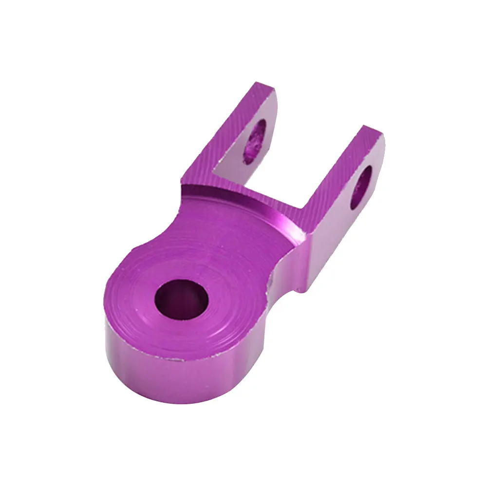 Алюминиевая подвеска сплава амортизатор многоцветная высота расширение Проставка прочный Dashpot демпфер Проставка Руля Мотоцикла - Цвет: Purple