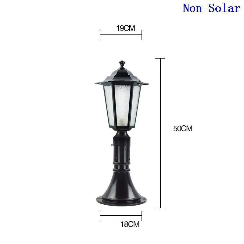 Стиль Shein Lampadaire открытый Sokak Lamba Farola внешний уличный фонарь солнечный Lampione Плаза Uliczna внедорожный уличный фонарь
