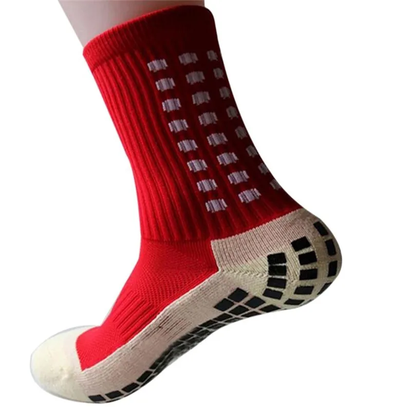 New Sports Anti Slip Soccer Socks Cotton Football Men Socks Calcetines (The Same Type As The Trusox)