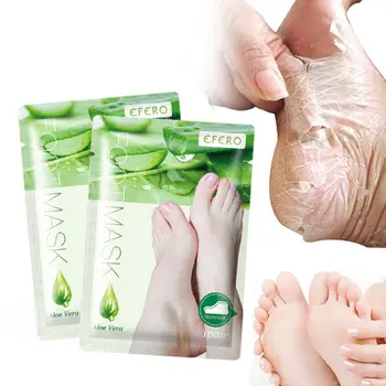 

1Pair Aloe Peeling Foot Mask for Legs Feet Mask Exfoliating Socks for Pedicure Anti Crack Heel Remove Skin Foot Patch Feet Care