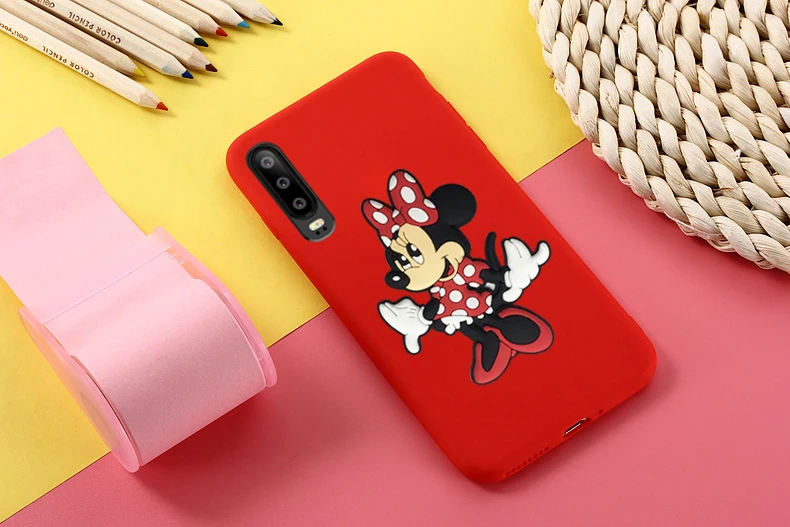 TRISEOLY Candy TPU бампер для huawei P20 P30 Pro Чехол для huawei P30 P20 Lite 3D мультфильм девушка мышь Мягкий силиконовый чехол для телефона