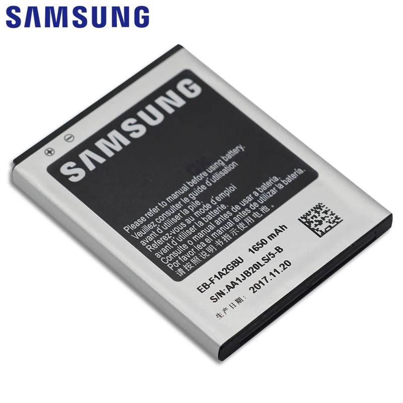Оригинальная Аккумуляторная батарея SAMSUNG 1650 мАч для Samsung Galaxy S2 i9100 i9108 i9103 I777 i9105 i9188