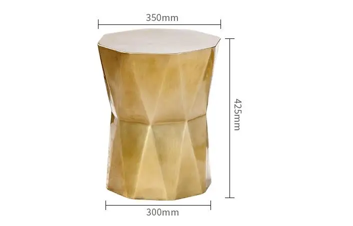 Geometric side Nordic corners table living room coffee side table creative personality ornaments leisure mobile balcony pier