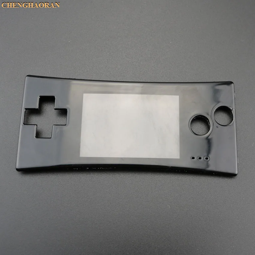 Black ChengHaoRan 16 стилей 16 цветов передняя оболочка чехол Лицевая панель для GBM Gameboy micro system - Цвет: Black
