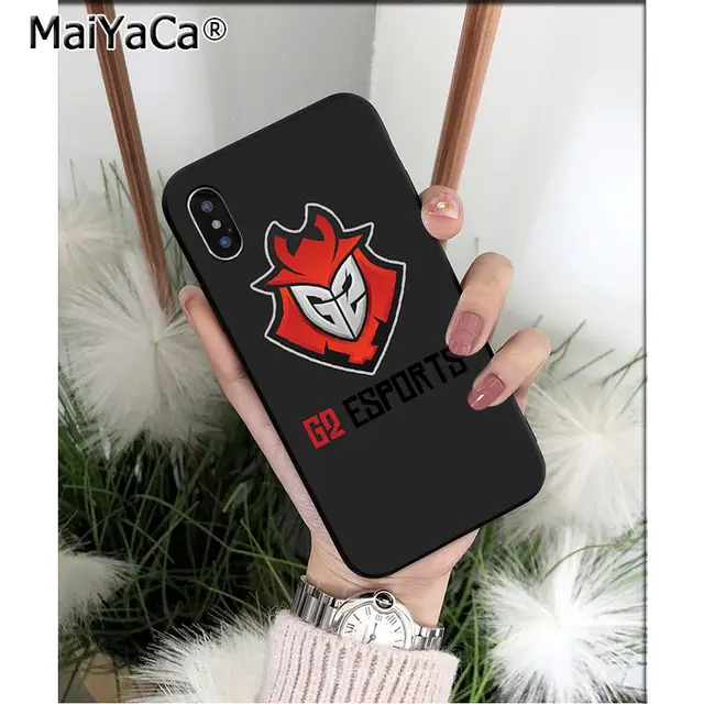 FHNBLJ G2 Esports Club TPU Soft Silicone Phone Case Cover for Apple iPhone 8 7 6 6S Plus X XS MAX 5 5S SE XR 11 11pro max Cover A10