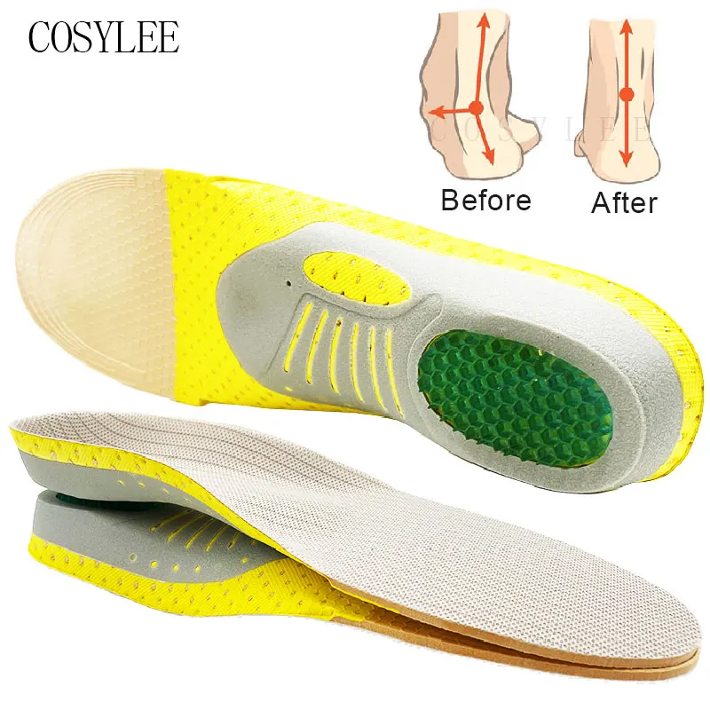 Orthotic Insole Arch Support PVC Flat Foot Health Shoe Sole Pad insoles