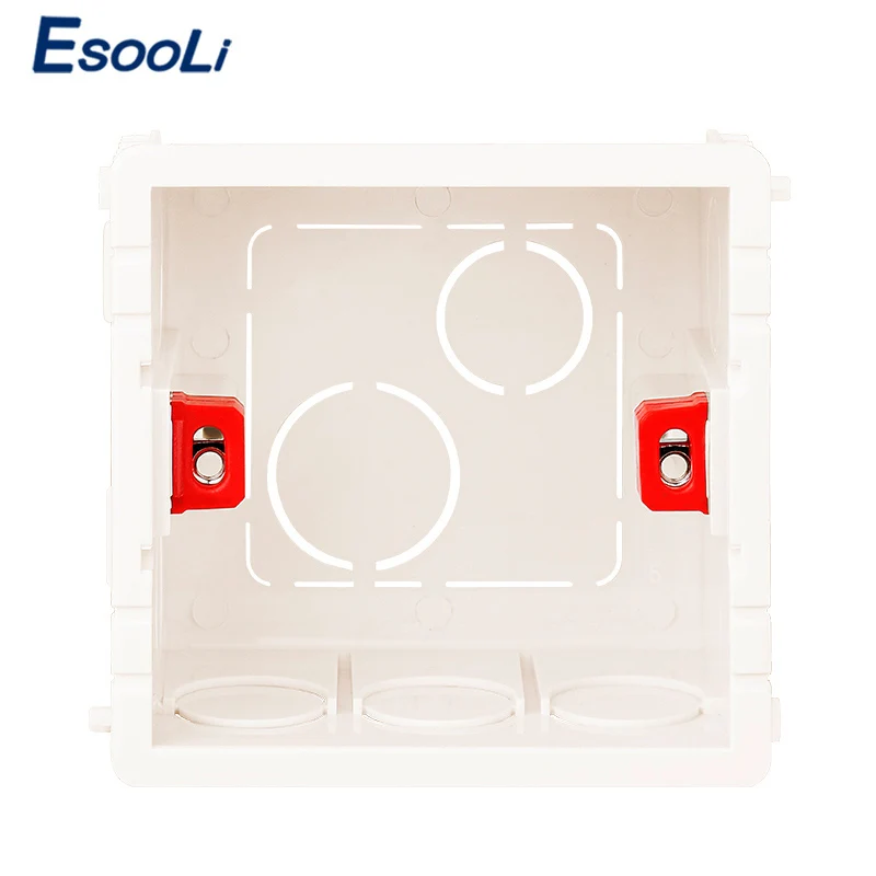 Adjustable Mounting Box Internal Cassette For 86 Type Touch Switch and Socket Wiring Back Box switch box wall socket box electric distribution box
