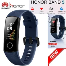 2019NEW huawei Honor Band 5 Смарт-браслет Amoled цвет 0,95 сенсорный экран AI Высокое качество