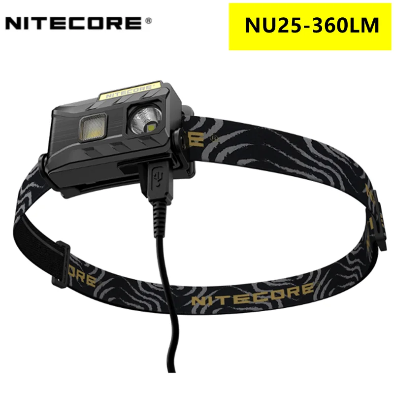 Налобный фонарь NITECORE NU25 лм с аккумулятором | Освещение