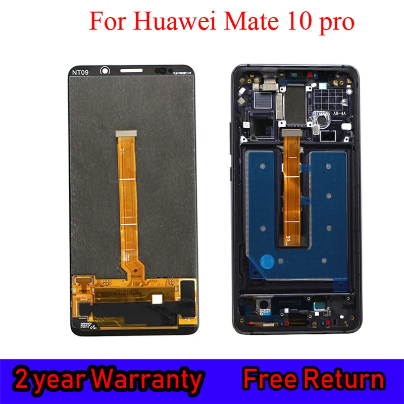 Original 6.0'' OLED Display for Huawei Mate 10 Pro LCD Blanc BLA-L09 with Frame Replacement Touch Screen Digitizer Assembly |