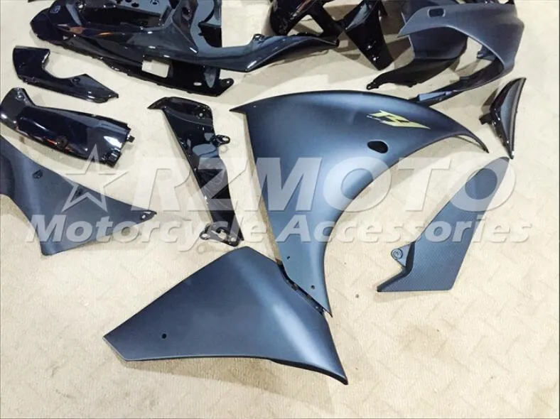 ABS форма мотоцикла Обтекатели подходят для Yamaha YZF-1000-R1 2009 2010 2011 09 10 11 обтекатель кузова набор пользовательский матовый черный