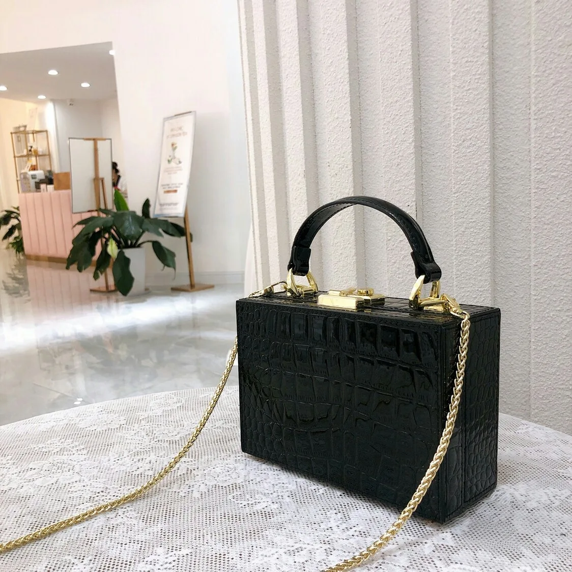

Small Women Handbags Fashion Female Shoulder Bags Quality Brand Crossbody BagsCrocodile Pattern Pu Leather Lady Handbags Retro