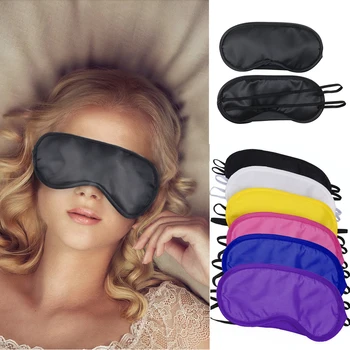 

6Pcs/lot Sleep Mask Natural Sleeping Eye Mask Eyeshade Cover Shade Eye Patch Women Men Soft Portable Blindfold Travel Eyepatch