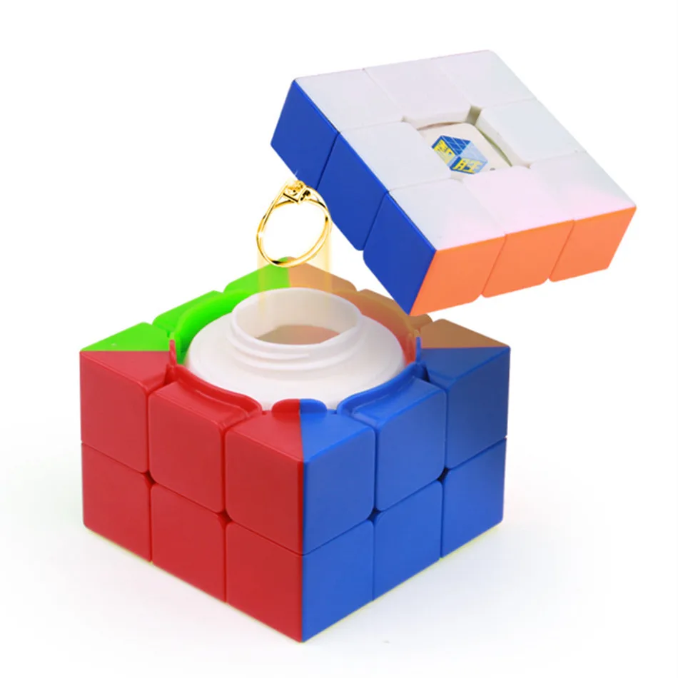 Yuxin Zhisheng Коробка С Сокровищами 3x3x3 куб BaoHe 3x3 профессиональный магический куб без наклеек черный головоломка твист развивающие игрушки