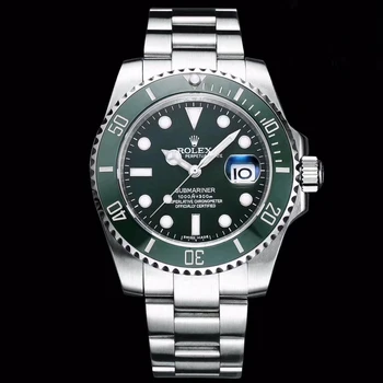 

rolex- Luxury New Men Automatic Mechanical Watches Drive Ceramic Bezel Crystal Sapphire Sport AAA Watch 1255