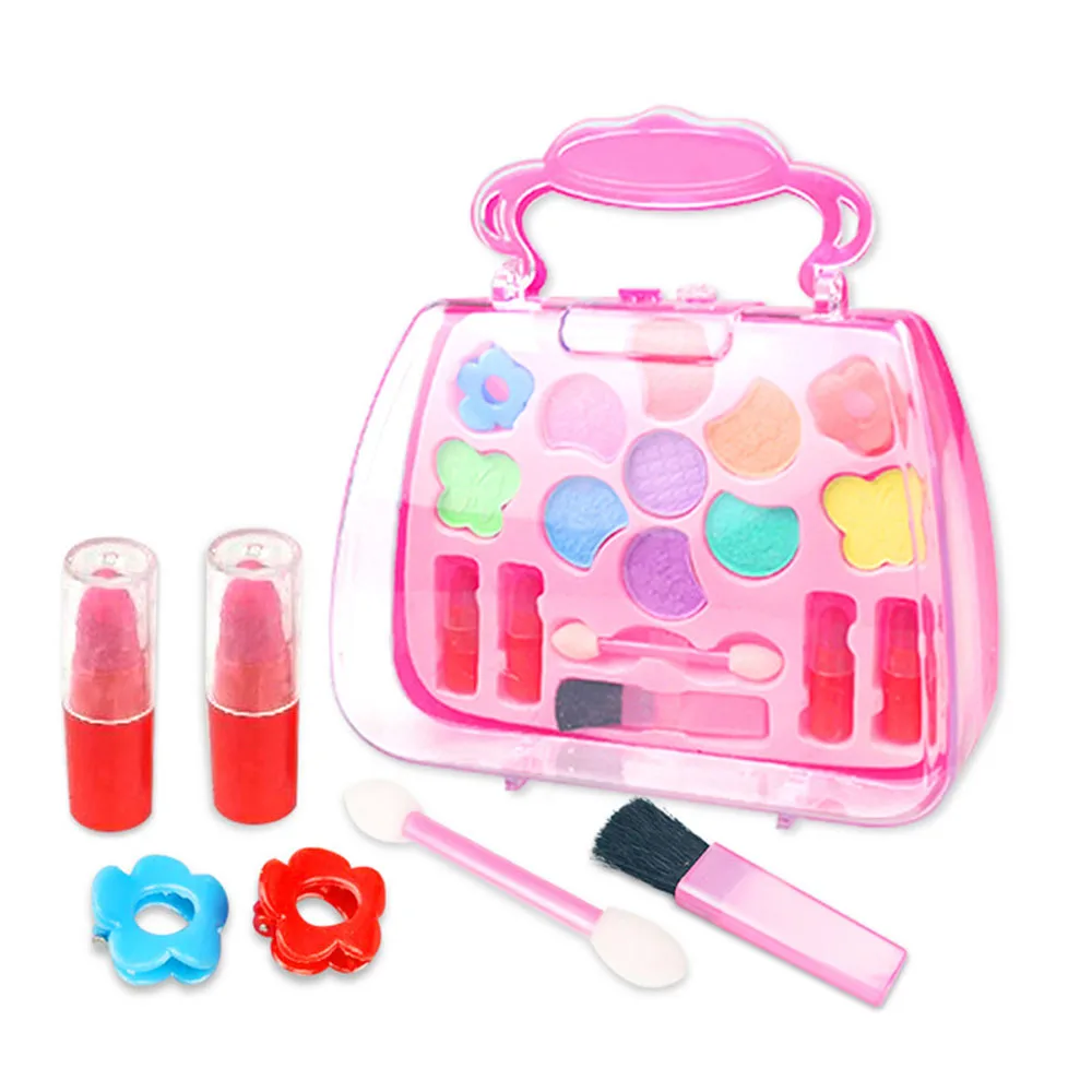 Simulation Performances Safety Kids Beauty Box Princess Dressing Makeup Toys for Children Pretend Play Cosmetics Girls Gifts | Игрушки и
