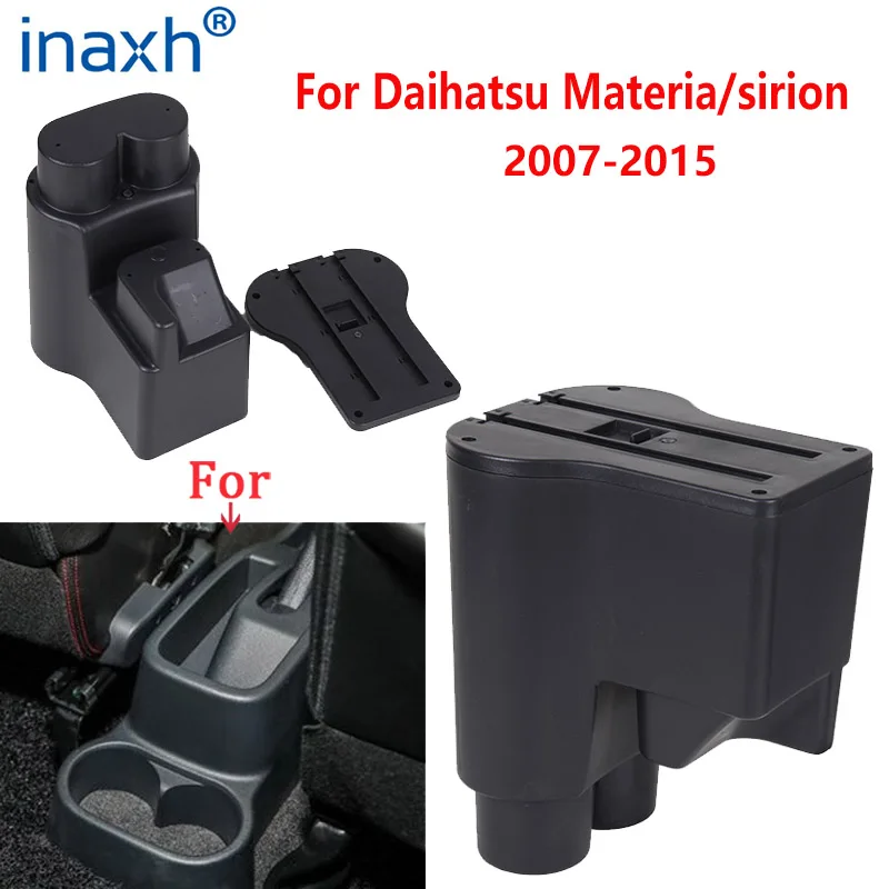 Daihatsu sirion Armrest For Daihatsu Materia 자동차 팔걸이 상자 중앙 저장소 내용 보관 상자 팔 자동차 부품 2007-2015