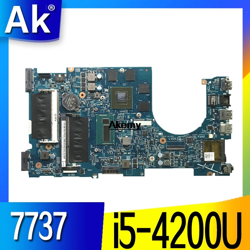 CN 02D5TK 2D5TK для Dell Inspiron 7737 Материнская плата ноутбука DOH70 12309 1 ПРБ F53D4 REV A00 I5 4200U
