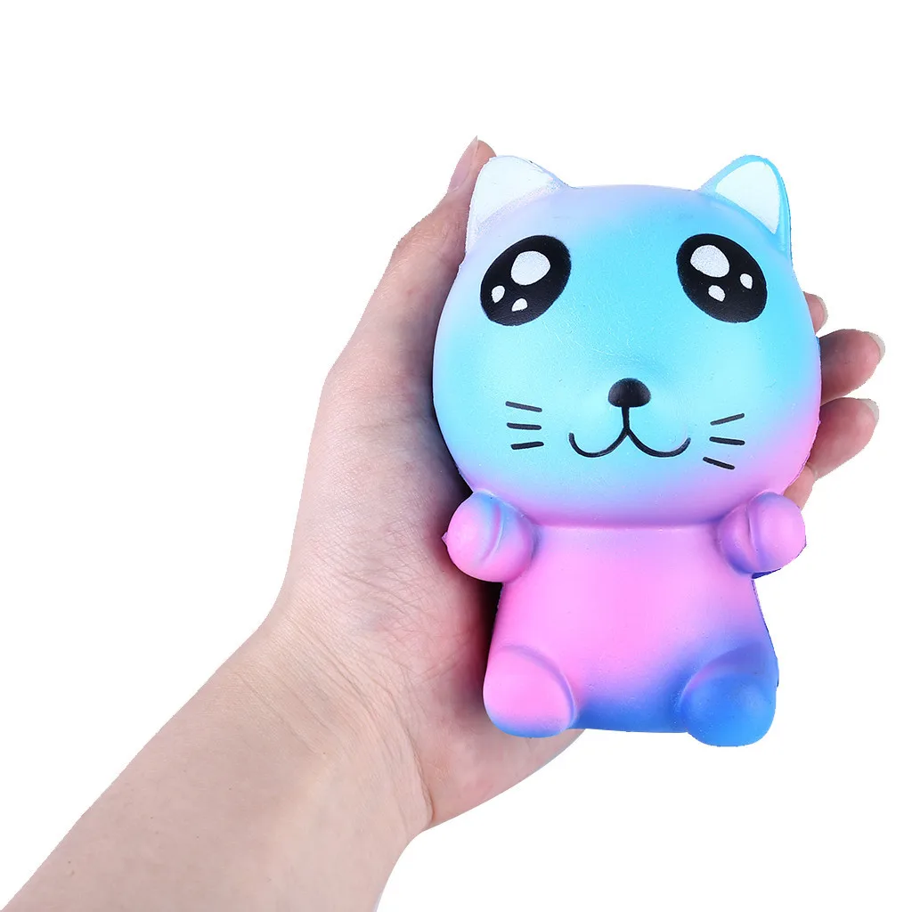 Colorful Cartoon cat kids Adult Toy Stress Reliever Eliminate Antistress Finger Pets toy Girl gifts Girly Heart Pinch Fun #B