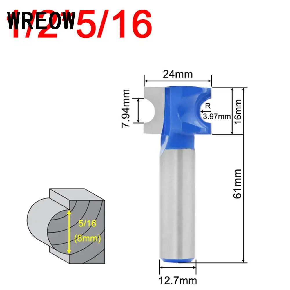 1-2-inch-shank-half-round-bullnose-router-bit-end-mill-wood-router-bits