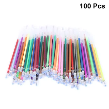 

100 pcs Glitter 0.8mm Drawing Gel Pen Refill for Student Office