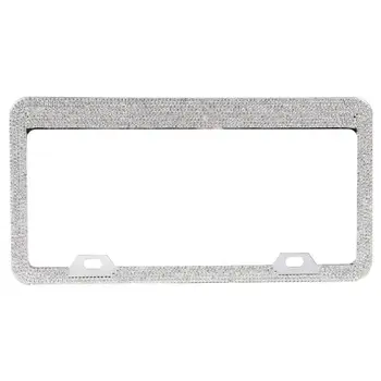 

US License Plate Frame License Tag Cover Holder Stainless Steel and Class A Diamond Die Casting Stamping Auto Styling
