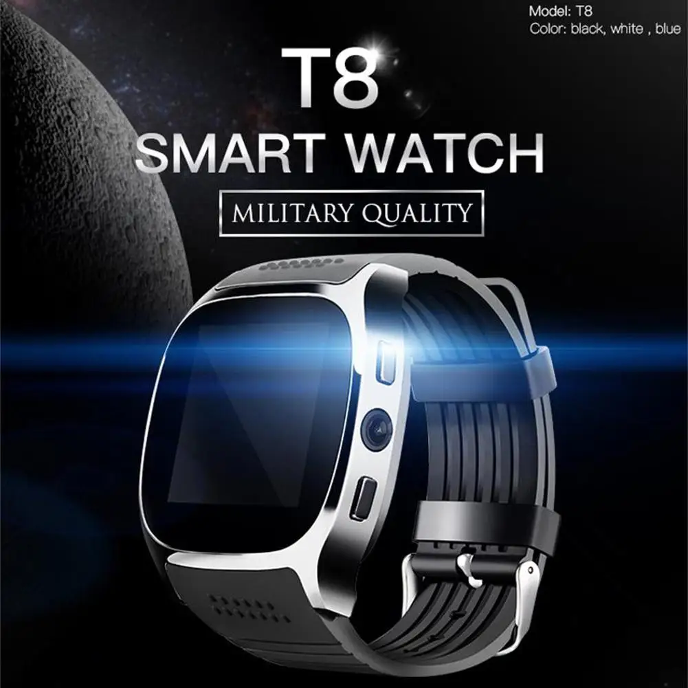 1.54 inch Touch Screen Bluetooth Smart Watch Support SIM Card 2.0MP Camera Sleep Monitor Answer Call Pedometer Wristwatch TF