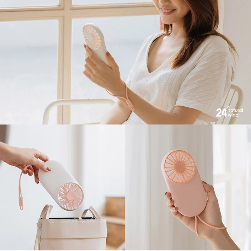 Cute Mini Desk Fan, Portable Personal Table Fan, Small Handheld Electric Cooling Fan For Office, Outdoor Camping