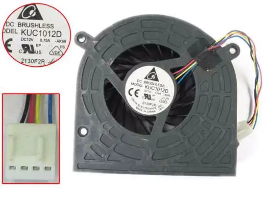 Delta Electronics Kuc1012d Ak69 Server Cooling Fan Dc 12v 0 75a 4 Wire Fans Cooling Aliexpress