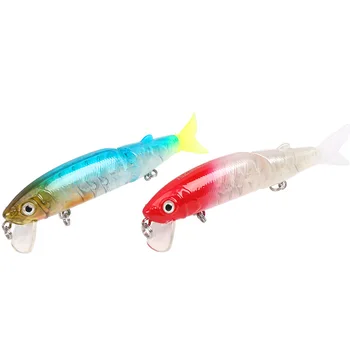 

6pcs Jointed Fishing Lure DW42 Floating Artificial Hard Bait 113mm 13g Jointed Lifelike Fish Swimbait Pencil Wobblers