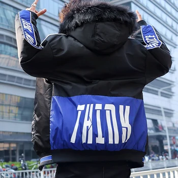 

High Quality Parka Men Winter Long Jacket Men Hooded Thick Cotton-Padded Jacket Mens Parka Coat Male Fashion Casual Coats