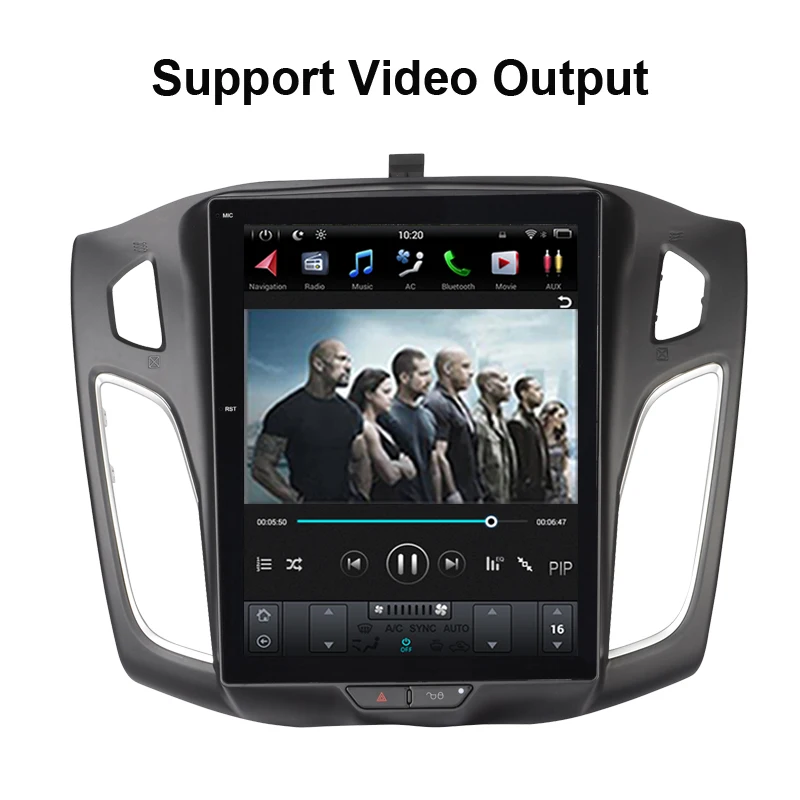 US $454.39 Tesla Style Vertical Screen Android 90 Car Radio Multimedia Video Player
