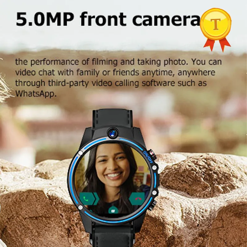 Смарт-часы с двойной камерой, 4G, gps навигацией, для мужчин и женщин, 3 ГБ+ 32 ГБ, 800 мАч, gps, wifi, Android 7,1, спортивные Смарт-часы