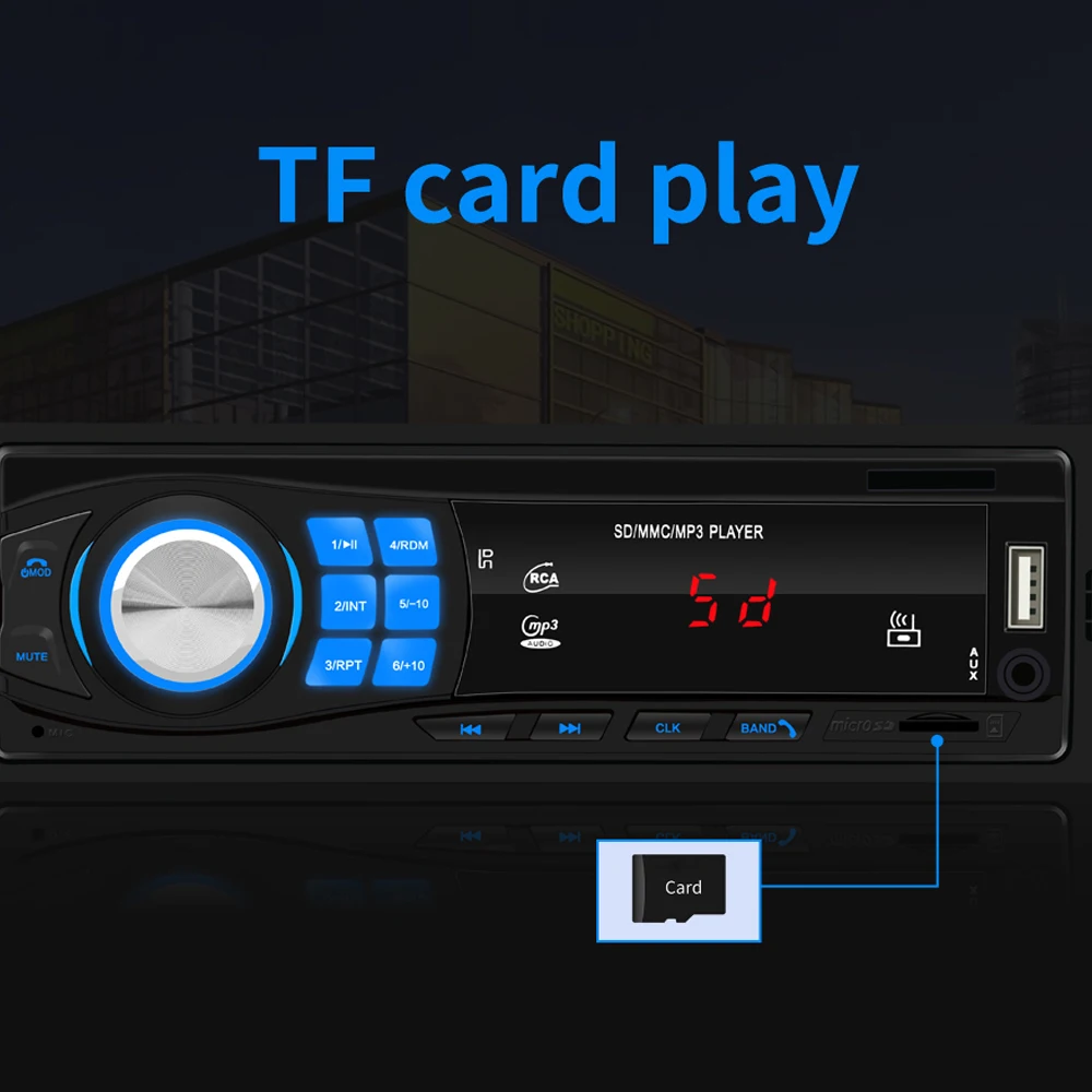 12 В автомобильный стерео MP3-плеер Hands-free Bluetooth светодиодный экран Автомобильный MP3-плеер AUX Авто fm-радио приемник автомобильный стерео радио плеер