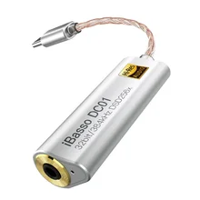 Адаптер усилителя для наушников для iBasso DC01 DC02 USB DAC для телефонов Android PC планшетов type C до 32,5 мм/3,5 мм адаптер