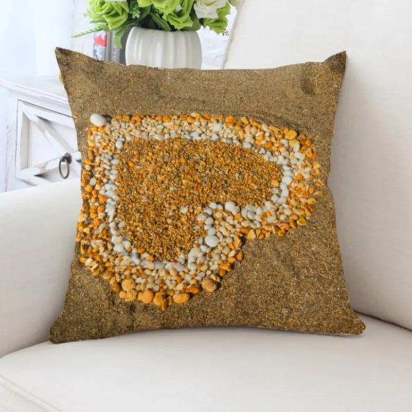 Sofa Decorative Cushion Cover Nordic Pattern Office Car Pillow Pillowcase Polyester 45*45 Throw Pillow Home Decor Pillowcover