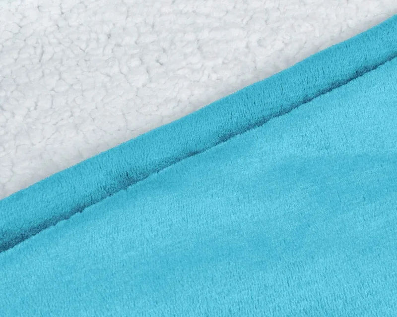 Однотонное зимнее одеяло с капюшоном, пригодное для носки, плотное Флисовое одеяло, одеяло для ленивого телевизора