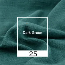 2 м льняные швейные принадлежности "сделай сам" тонкая камбрическая Мягкая натуральная хлопковая льняная ткань однотонный Органическая антистатическая ткань поглощение пота